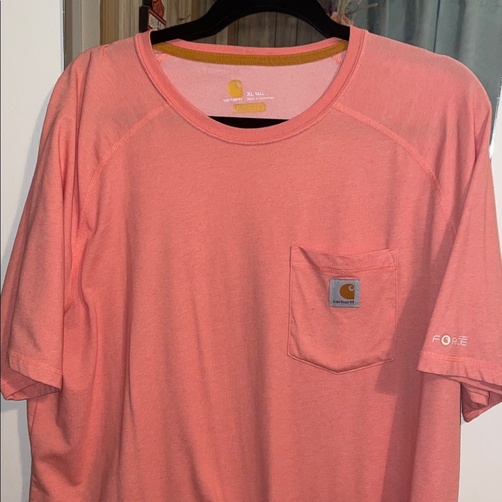 Carhartt Ladies Coral Pocket T-Shirt